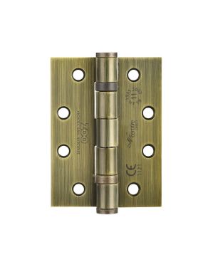 Click Here To Enlarge This Photo Of ZHS43FB - Zoo Hardware Grade 11 CE Fire Rated Ball Bearing Hinges (Square) 102 x 76 x 3mm Florentine Bronze