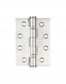 ZHSS243P - Zoo Hardware Grade 13 CE Fire Rated Ball Bearing Hinges (Square) 102 x 76 x 3mm Polished Stainless Steel
