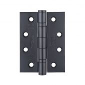 ZHSS243PCB - Zoo Hardware Grade 13 CE Fire Rated Ball Bearing Hinges (Square) 102 x 76 x 3mm Powder Coated Black