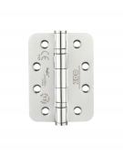 ZHSS243RP - Zoo Hardware Grade 13 CE Fire Rated Ball Bearing Hinges (Radius) 102 x 76 x 3mm Polished Stainless Steel