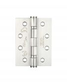 ZHSS243S3 - Zoo Hardware Grade 13 CE Fire Rated Ball Bearing Hinges (Square) 102 x 76 x 3mm Satin Stainless Steel (Pack of 3)