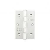 ZHSS352P - Zoo Hardware Slim Knuckle Door Hinges 76 x 52 x 1.5mm Polished Stainless Steel