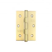 ZHSS352PVD - Zoo Hardware Slim Knuckle Door Hinges 76 x 52 x 1.5mm PVD Stainless Brass