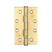 ZHSS63PVD - Zoo Hardware Slim Knuckle Bearing Hinges 102 x 63 x 2.5mm PVD Stainless Brass