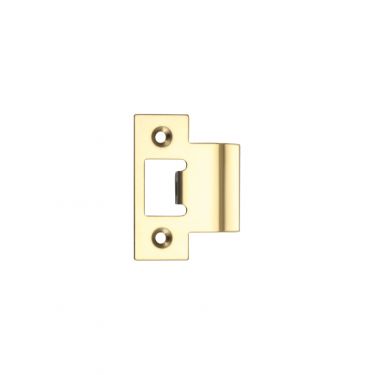 Click Here To Enlarge This Photo Of ZLAP06PVD - Zoo Hardware Spare Extended Tongue Strikes to suit the ZTLKA Tubular Latches - PVD Stainless Brass
