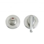 ZPS006ISS - Zoo Hardware Disabled DDA Turn and Release with Indicator (50mm dia) Satin Stainless Steel