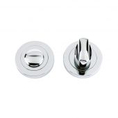 ZPZ004CP - Zoo Hardware Stanza Turn and Release (50mm dia) Polished Chrome (Designer Range)