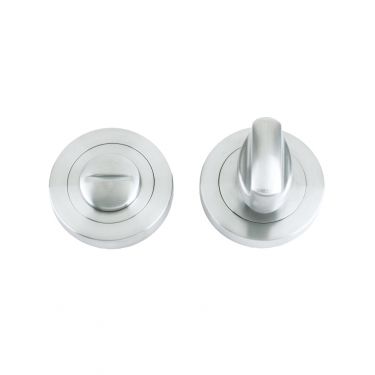 Click Here To Enlarge This Photo Of ZPZ004SC - Zoo Hardware Stanza Turn and Release (50mm dia) Satin Chrome (Designer Range)