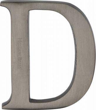Click Here To Enlarge This Photo Of C1565 2 D-MB Heritage Brass Alphabet D Pin Fix 51mm (2") Matt Bronze Finish
