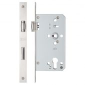ZRD7260SS - Zoo Hardware Roller Din Euro Sashlock - 72mm c/c - 60mm Backset (Square) Satin Stainless Steel
