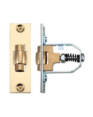 Click Here To Enlarge This Photo Of ZRL76PB - Zoo Hardware Adjustable Roller Latch Polished Brass