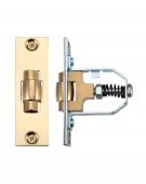 ZRL76PB - Zoo Hardware Adjustable Roller Latch Polished Brass