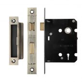 ZSC376FB - Zoo Hardware 3 Lever Sashlock 76mm (57mm Backset) Florentine Bronze