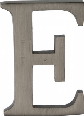 Click Here To Enlarge This Photo Of C1565 2 E-MB Heritage Brass Alphabet E Pin Fix 51mm (2") Matt Bronze Finish