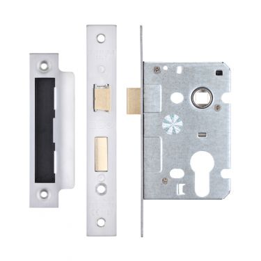 Click Here To Enlarge This Photo Of ZSC64EPSS - Zoo Hardware Euro Profile Sashlock 64mm (45mm Backset) Satin Stainless Steel