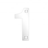 ZSN01APS - Zoo Hardware Numeral (No 1) 75mm Polished Stainless