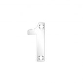 ZSN01PS - Zoo Hardware Numeral (No 1) 50mm Polished Stainless