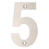 ZSN05BSS - Zoo Hardware Numeral (No 5) 102mm Satin Stainless Steel