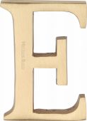 C1565 2 E-SB Heritage Brass Alphabet E Pin Fix 51mm (2") Satin Brass Finish