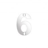ZSN06PS - Zoo Hardware Numeral (No 6 & 9) 50mm Polished Stainless