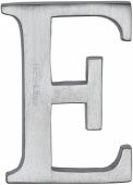 C1565 2 E-SC Heritage Brass Alphabet E Pin Fix 51mm (2") Satin Chrome Finish
