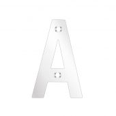 ZSNAPS75 - Zoo Hardware Letter (A) 75mm Polished Stainless