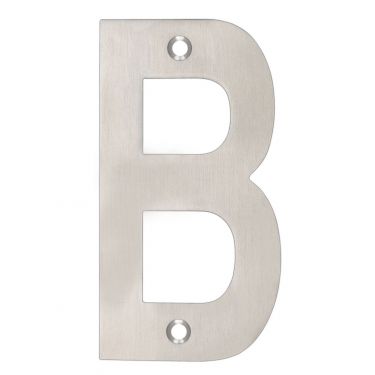 Click Here To Enlarge This Photo Of ZSNBSS - Zoo Hardware Letter (B) 102mm Satin Stainless Steel