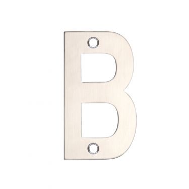 Click Here To Enlarge This Photo Of ZSNBSS75 - Zoo Hardware Letter (B) 75mm Satin Stainless Steel