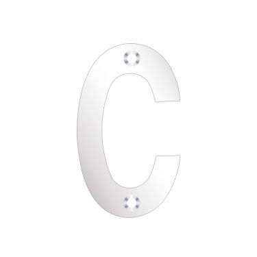 Click Here To Enlarge This Photo Of ZSNCPS75 - Zoo Hardware Letter (C) 75mm Polished Stainless