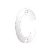 ZSNCPS75 - Zoo Hardware Letter (C) 75mm Polished Stainless