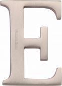 C1565 2 E-SN Heritage Brass Alphabet E Pin Fix 51mm (2") Satin Nickel Finish