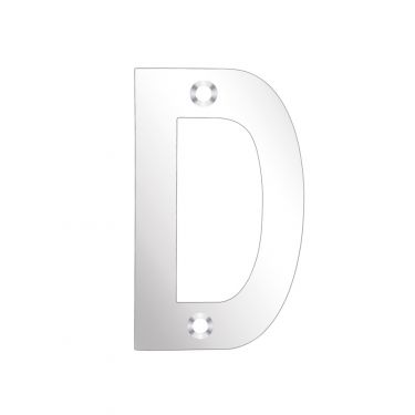 Click Here To Enlarge This Photo Of ZSNDPS75 - Zoo Hardware Letter (D) 75mm Polished Stainless