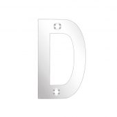 ZSNDPS75 - Zoo Hardware Letter (D) 75mm Polished Stainless