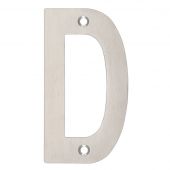 ZSNDSS - Zoo Hardware Letter (D) 102mm Satin Stainless Steel