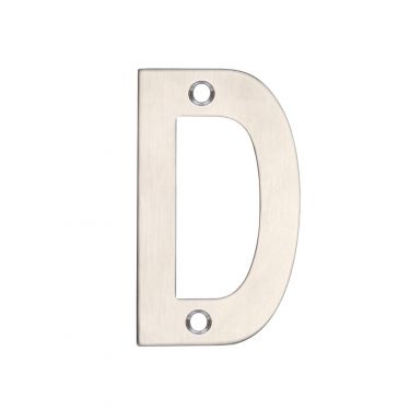 Click Here To Enlarge This Photo Of ZSNDSS75 - Zoo Hardware Letter (D) 75mm Satin Stainless Steel