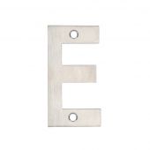 ZSNESS75 - Zoo Hardware Letter (E) 75mm Satin Stainless Steel