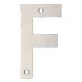 ZSNFSS - Zoo Hardware Letter (F) 102mm Satin Stainless Steel