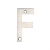 ZSNFSS75 - Zoo Hardware Letter (F) 75mm Satin Stainless Steel