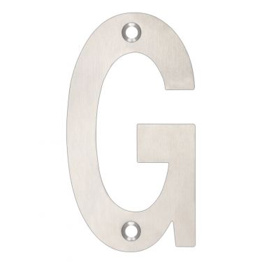 Click Here To Enlarge This Photo Of ZSNGSS - Zoo Hardware Letter (G) 102mm Satin Stainless Steel