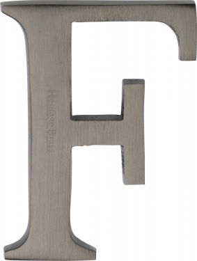 Click Here To Enlarge This Photo Of C1565 2 F-MB Heritage Brass Alphabet F Pin Fix 51mm (2") Matt Bronze Finish