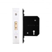ZUKD564SS - Zoo Hardware Architectural Heavy Duty 5 Lever Deadlock 64mm (45mm backset) Satin Stainless Steel