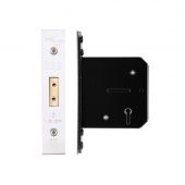 ZUKD576SS - Zoo Hardware Architectural Heavy Duty 5 Lever Deadlock 76mm (57mm backset) Satin Stainless Steel