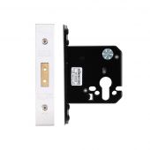 ZUKD76EPSS - Zoo Hardware Architectural Heavy Duty Euro Profile Deadlock 76mm (57mm backset) Satin Stainless Steel