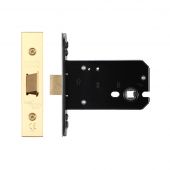 ZUKF102PVD - Zoo Hardware Architectural Heavy Duty Flat latch 102mm (82mm backset) PVD Stainless Brass