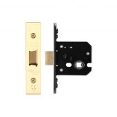 ZUKF64PVD - Zoo Hardware Architectural Heavy Duty Flat latch 64mm (45mm backset) PVD Stainless Brass