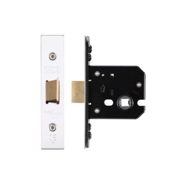 Click Here To Enlarge This Photo Of ZUKF64SS - Zoo Hardware Architectural Heavy Duty Flat latch 64mm (45mm backset) Satin Stainless Steel