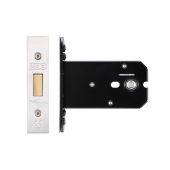 ZUKFD102SS - Zoo Hardware Architectural Heavy Duty Flat Dead Bolt 102mm (82mm backset) Satin Stainless Steel