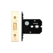 ZUKFD76PVD - Zoo Hardware Architectural Heavy Duty Flat Dead Bolt 76mm (57mm backset) PVD Stainless Brass
