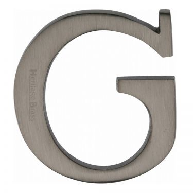 Click Here To Enlarge This Photo Of C1565 2 G-MB Heritage Brass Alphabet G Pin Fix 51mm (2") Matt Bronze Finish