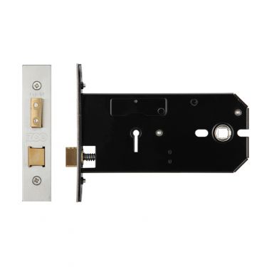 Click Here To Enlarge This Photo Of ZUKH3152SS - Zoo Hardware Architectural Heavy Duty 3 Lever Horizontal Lock 152mm (127mm backset) Satin Stainless Steel